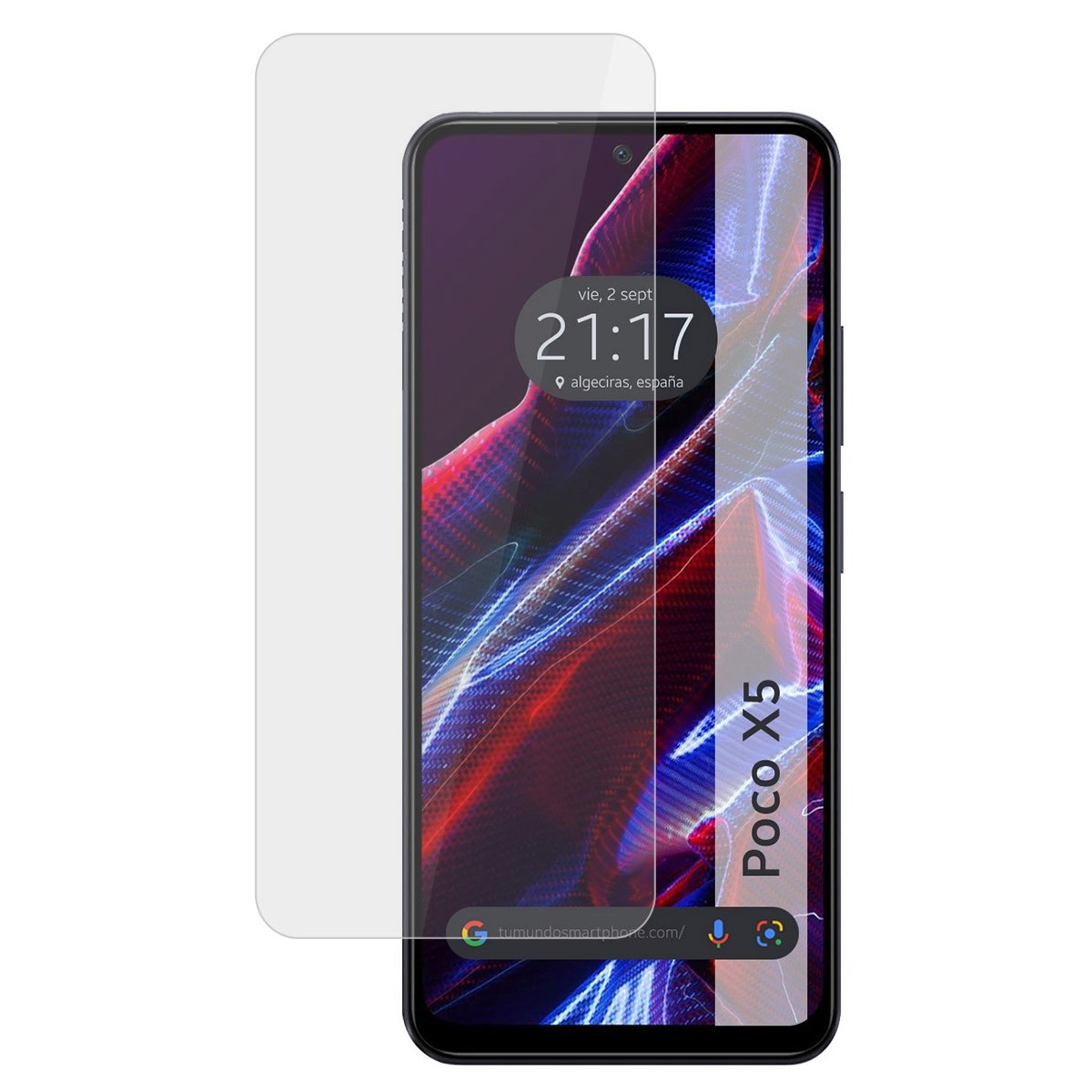 Protector Cristal Templado compatible con Xiaomi POCO X5 5G Vidrio