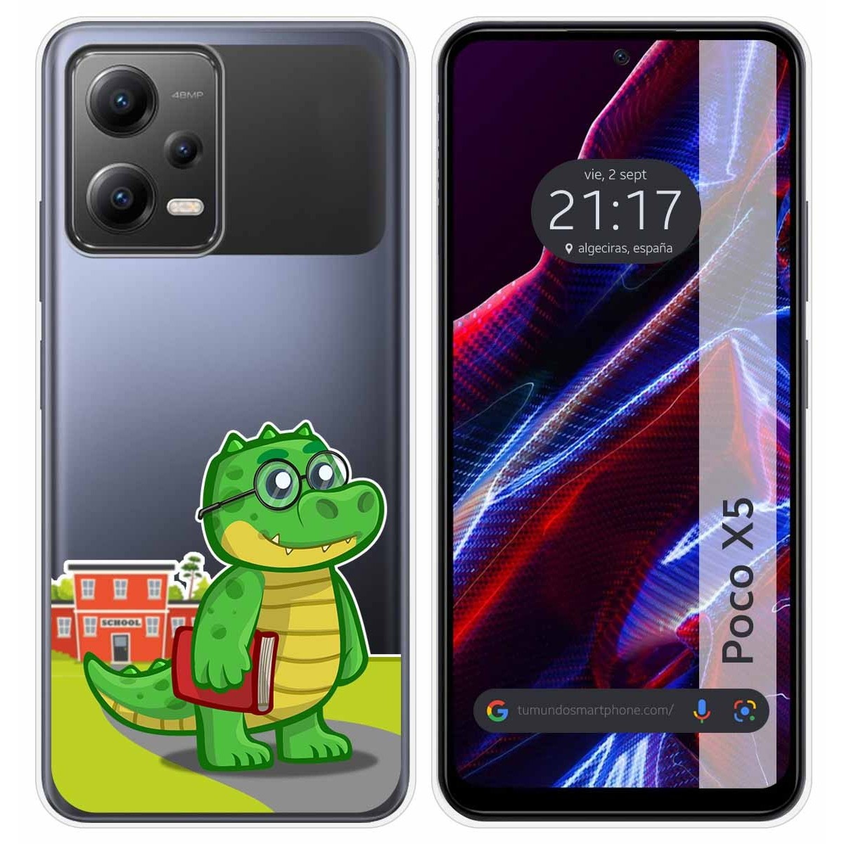 Funda Silicona Transparente compatible con Xiaomi POCO X5 5G diseño Coco Dibujos