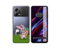 Funda Silicona Transparente compatible con Xiaomi POCO X5 5G diseño Conejo Dibujos