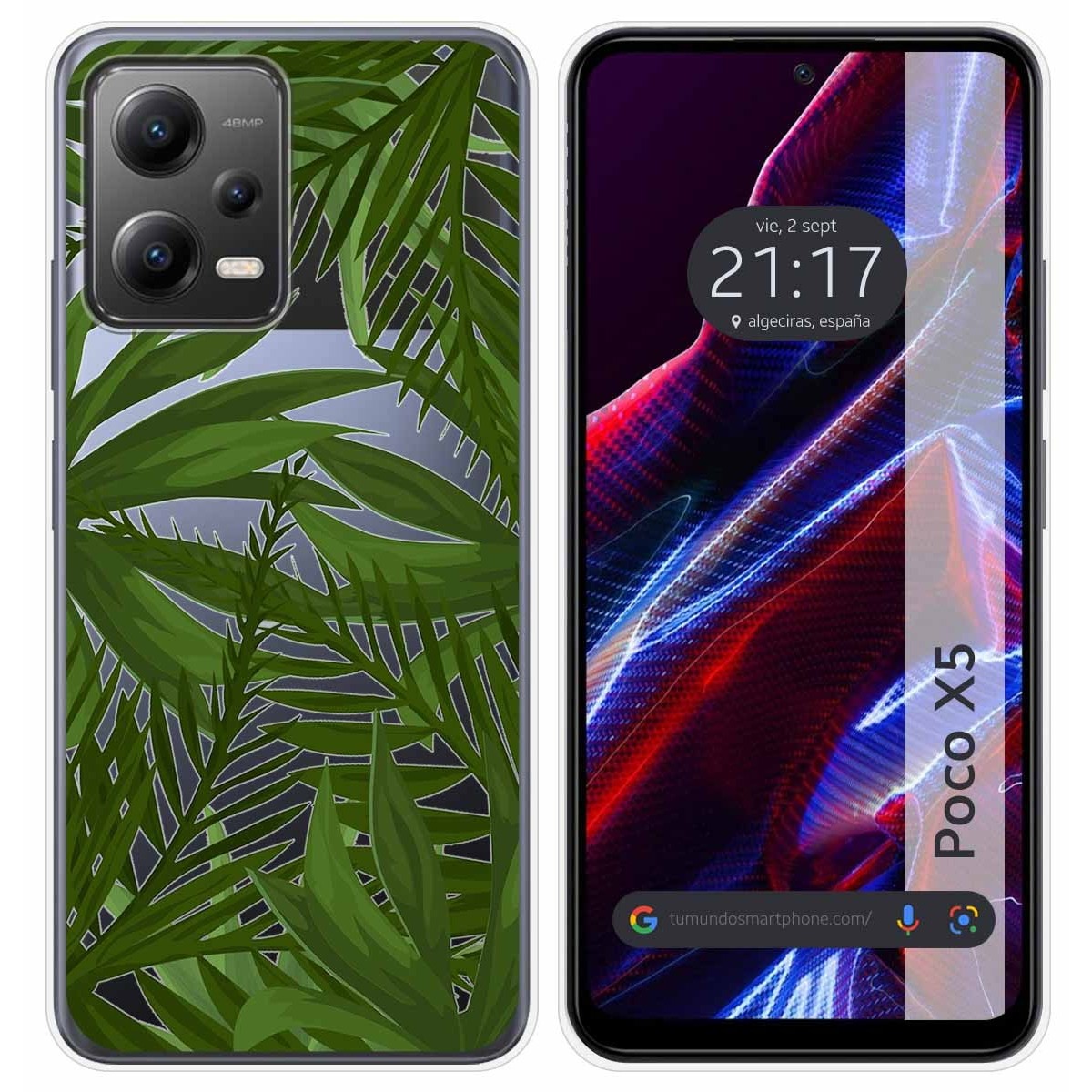 Funda Silicona Transparente compatible con Xiaomi POCO X5 5G diseño Jungla Dibujos
