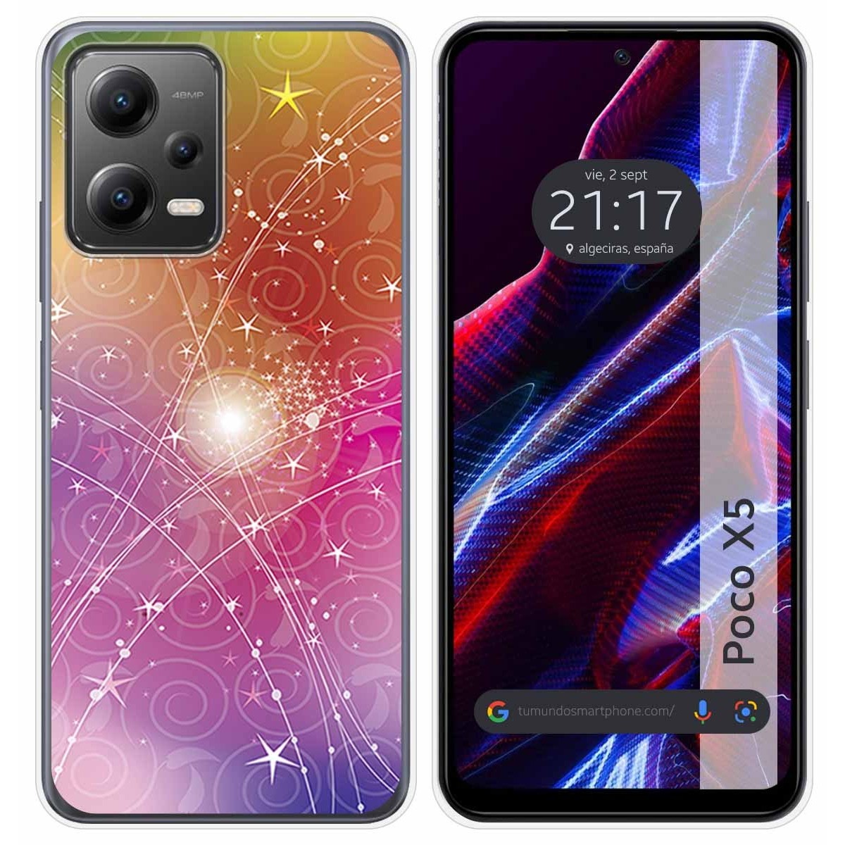 Funda Silicona compatible con Xiaomi POCO X5 5G diseño Abstracto Dibujos
