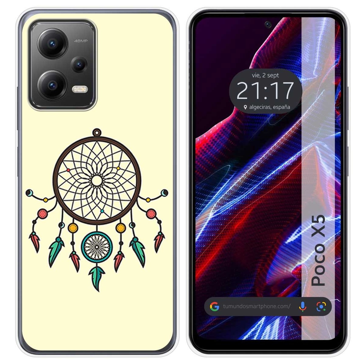 Funda Silicona compatible con Xiaomi POCO X5 5G diseño Atrapasueños Dibujos