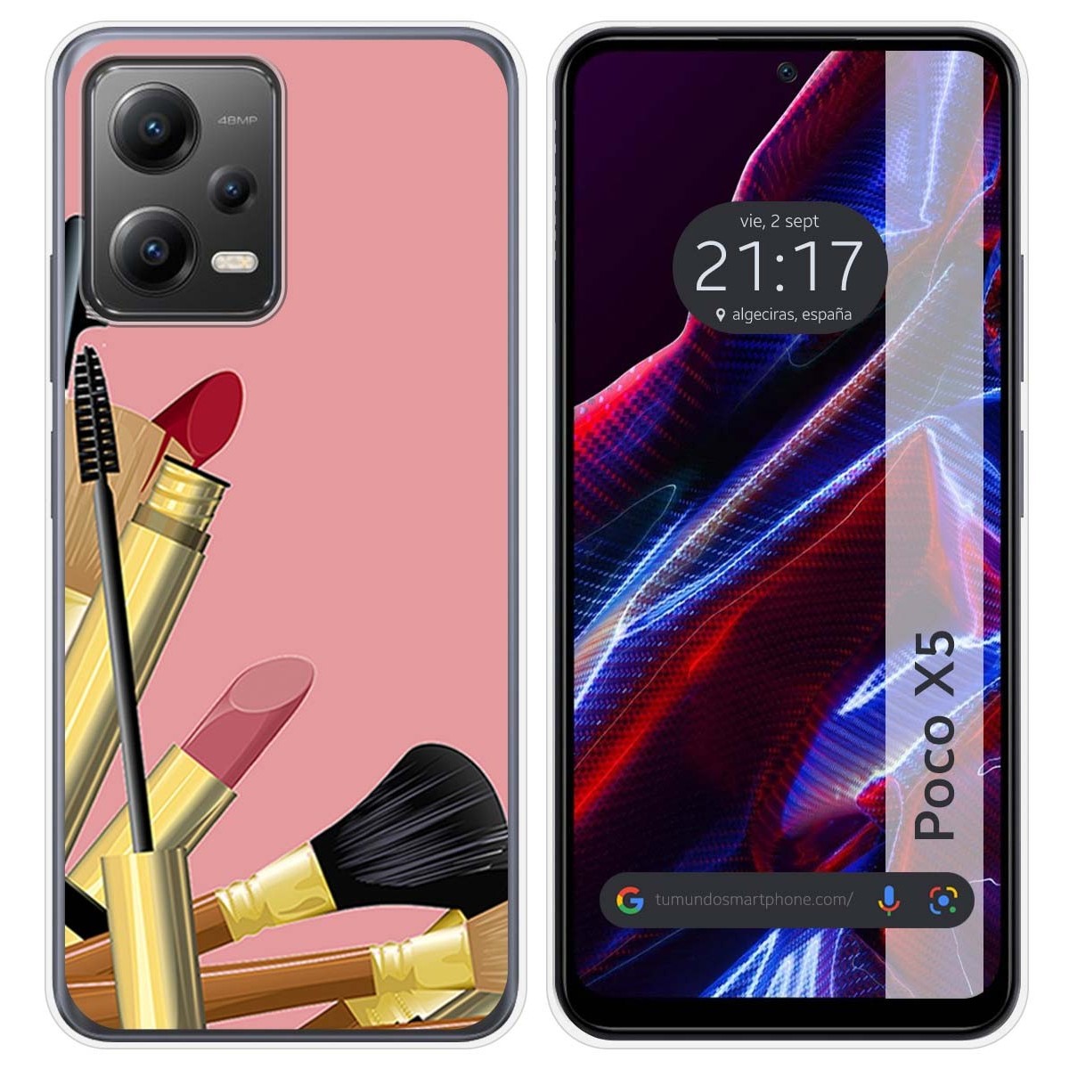 Funda Silicona compatible con Xiaomi POCO X5 5G diseño Brochas Dibujos