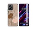 Funda Silicona compatible con Xiaomi POCO X5 5G diseño Corazones Madera Dibujos