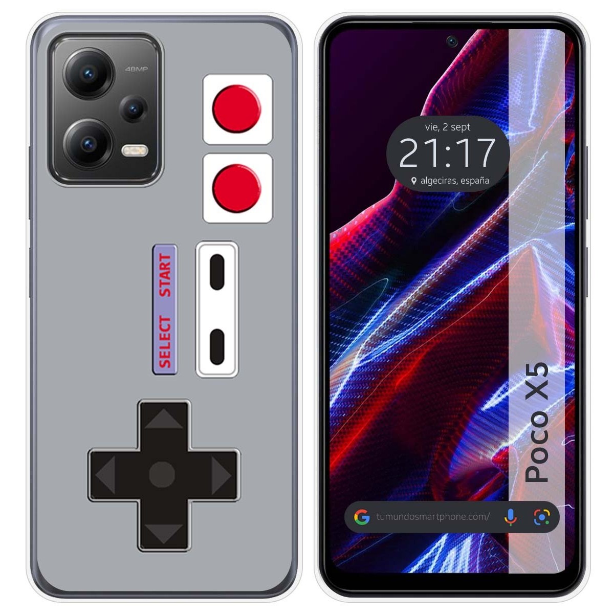 Funda Silicona compatible con Xiaomi POCO X5 5G diseño Consola Dibujos