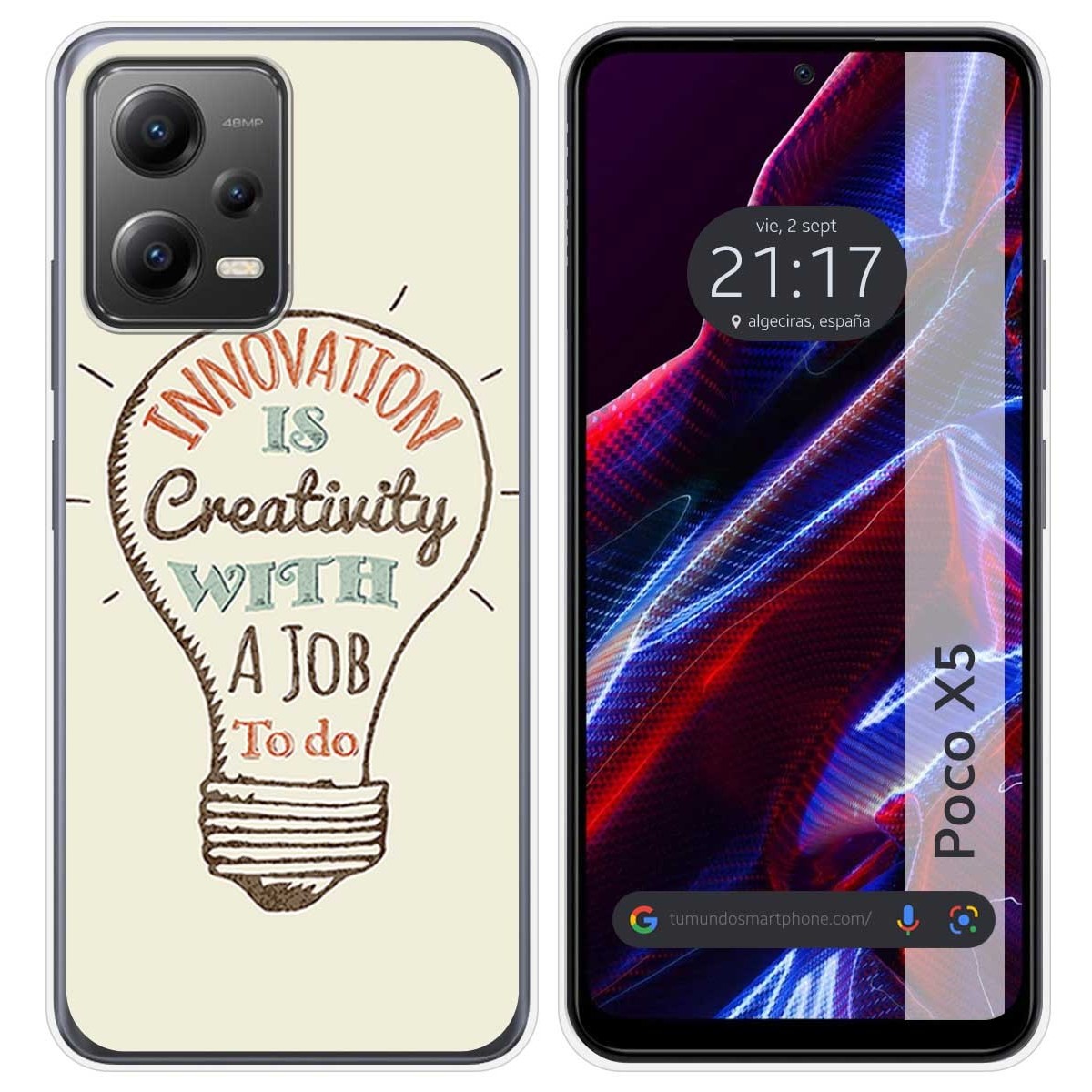 Funda Silicona compatible con Xiaomi POCO X5 5G diseño Creativity Dibujos