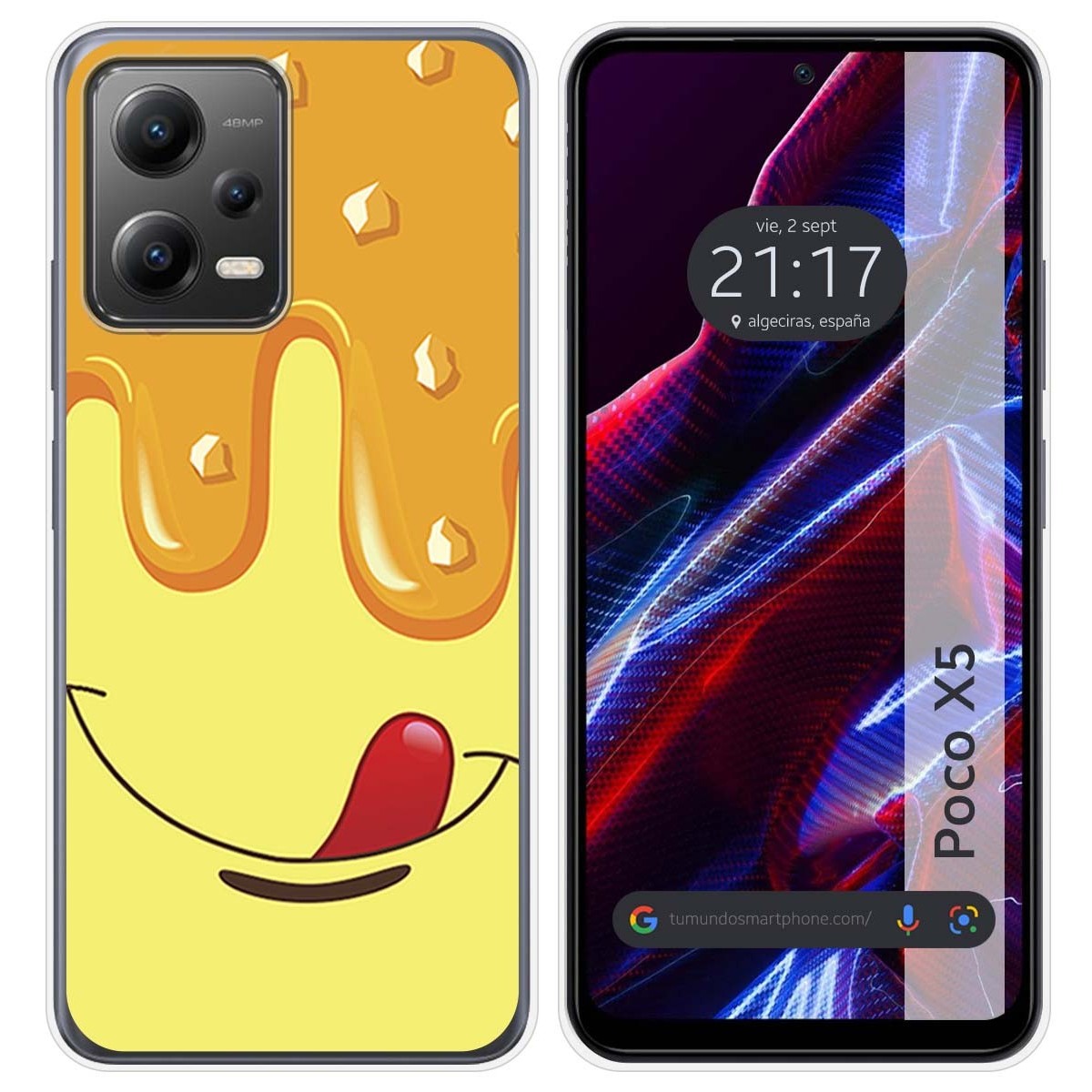 Funda Silicona compatible con Xiaomi POCO X5 5G diseño Helado Vainilla Dibujos