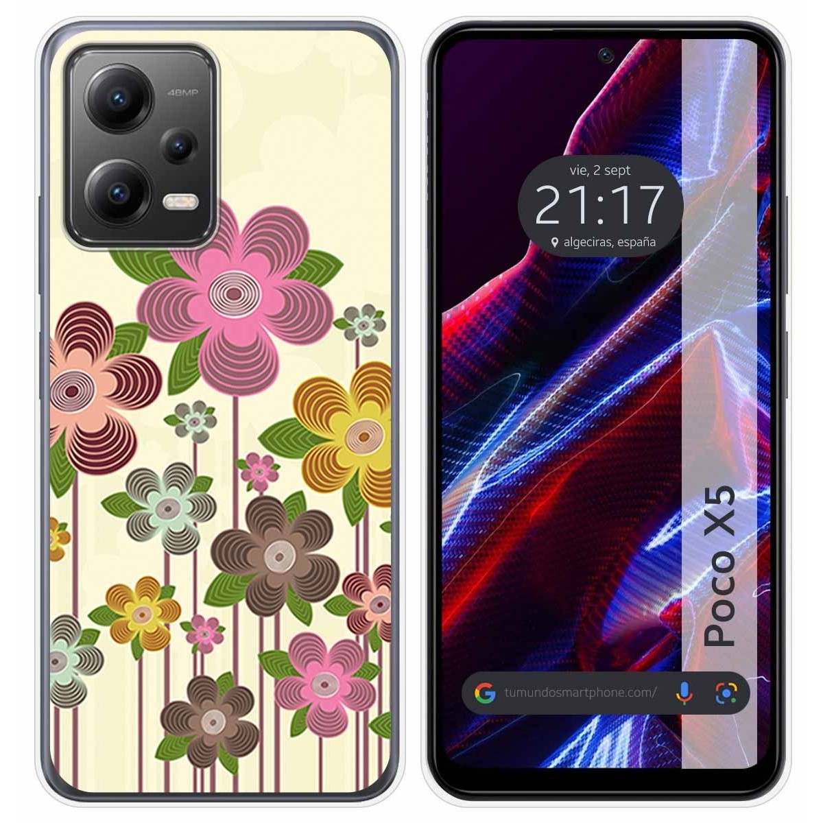 Funda Silicona compatible con Xiaomi POCO X5 5G diseño Primavera En Flor Dibujos
