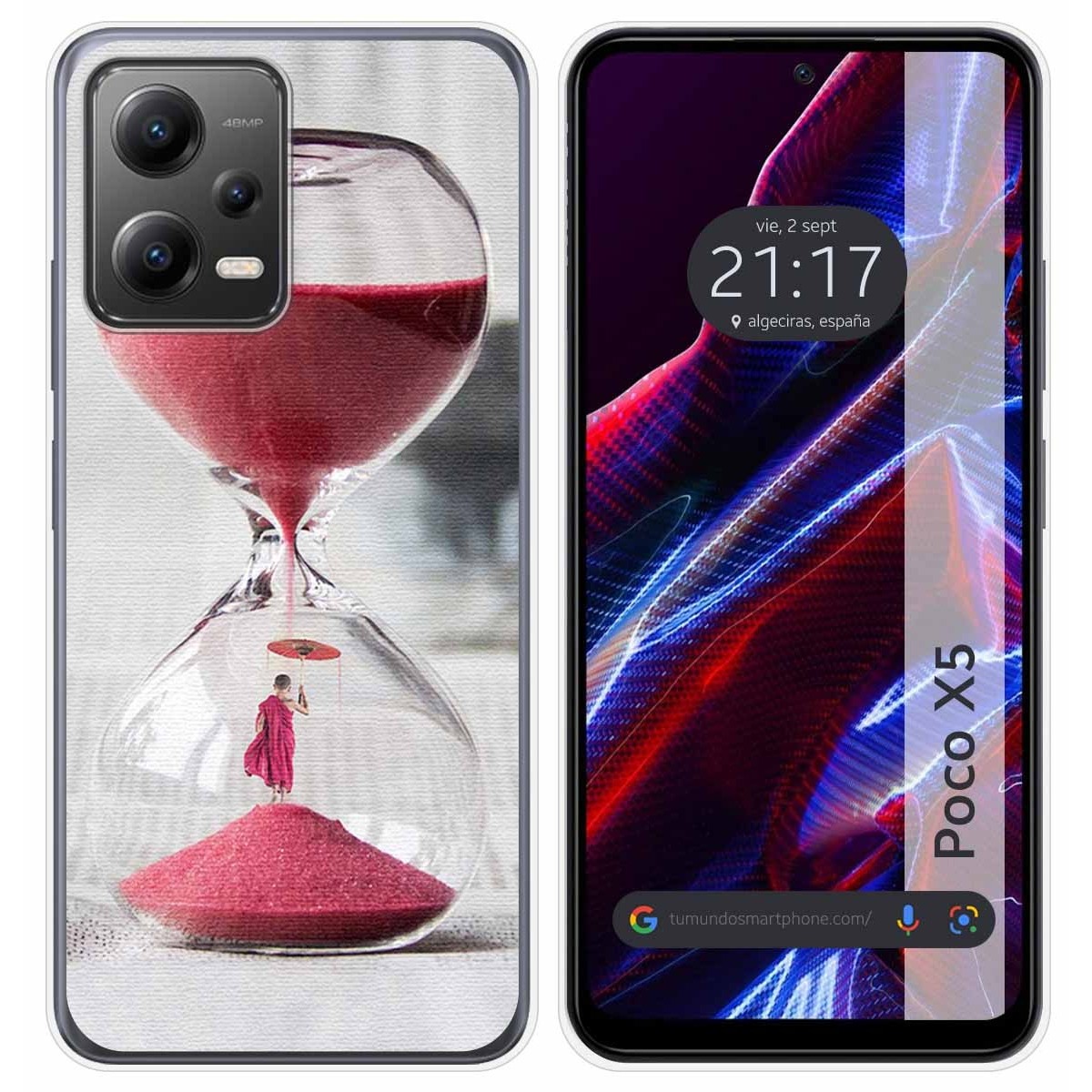 Funda Silicona compatible con Xiaomi POCO X5 5G diseño Reloj Dibujos