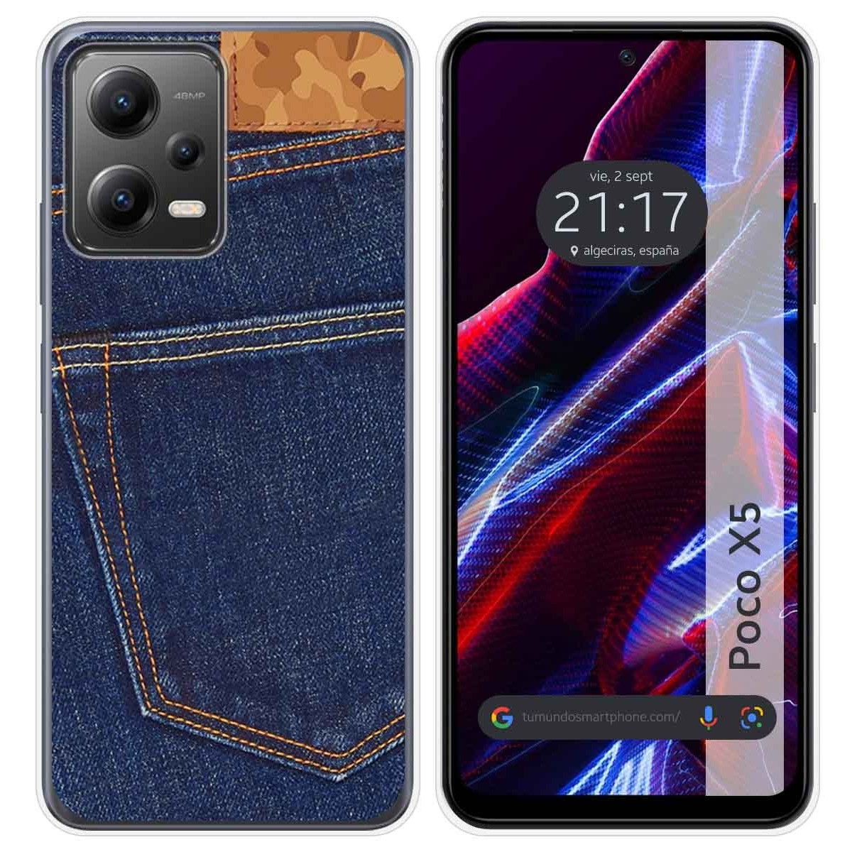 Funda Silicona compatible con Xiaomi POCO X5 5G diseño Vaquero Dibujos