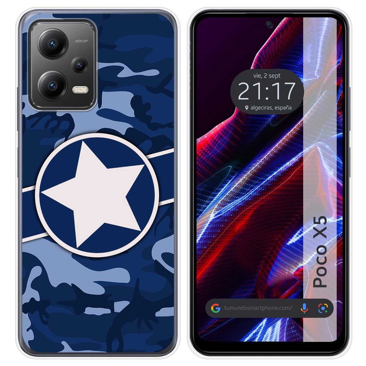 Funda Silicona compatible con Xiaomi POCO X5 5G diseño Camuflaje 03 Dibujos
