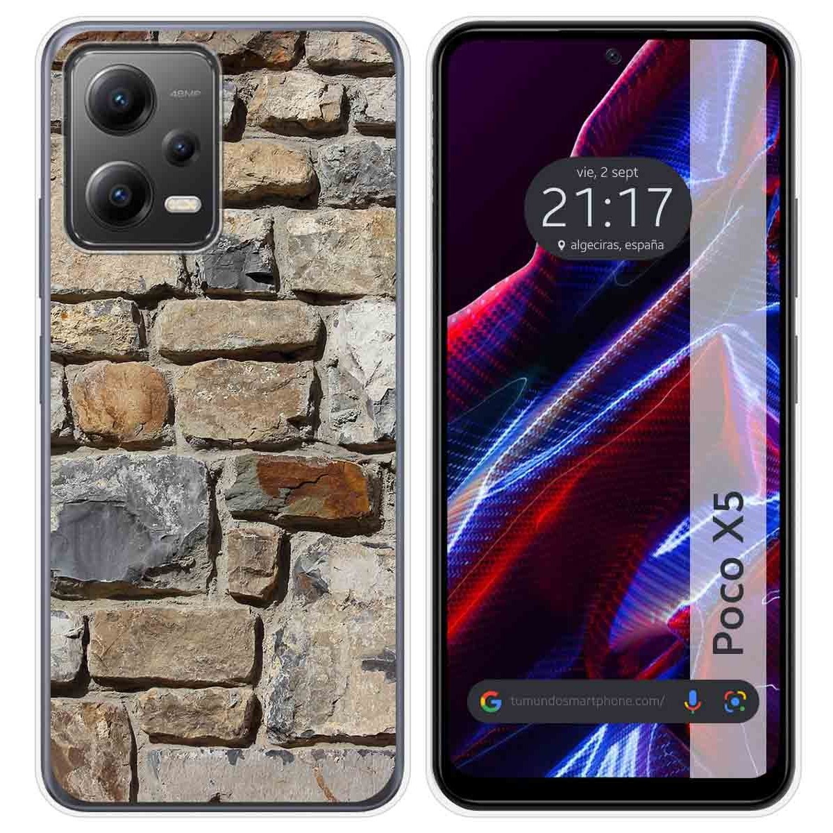 Funda Silicona compatible con Xiaomi POCO X5 5G diseño Ladrillo 03 Dibujos