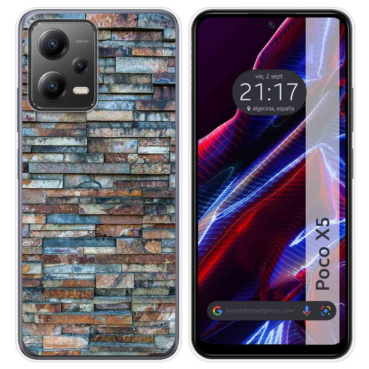 Funda Silicona compatible con Xiaomi POCO X5 5G diseño Ladrillo 05 Dibujos