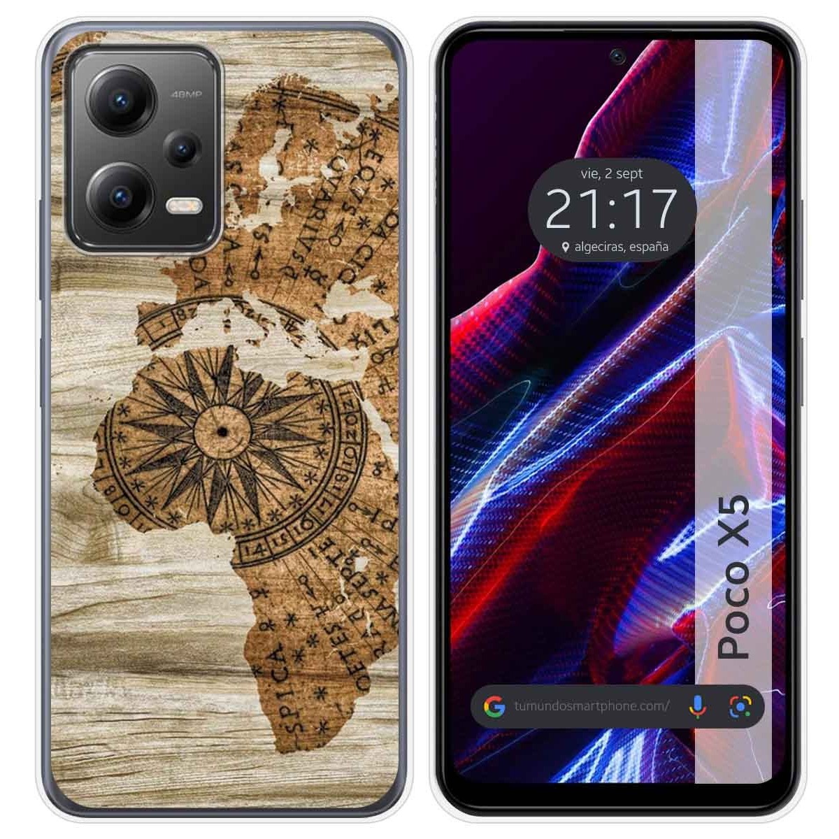 Funda Silicona compatible con Xiaomi POCO X5 5G diseño Madera 07 Dibujos