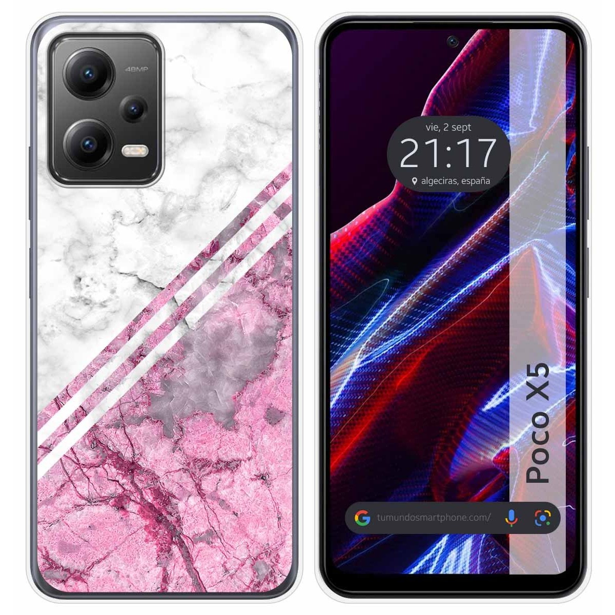 Funda Silicona compatible con Xiaomi POCO X5 5G diseño Mármol 03 Dibujos