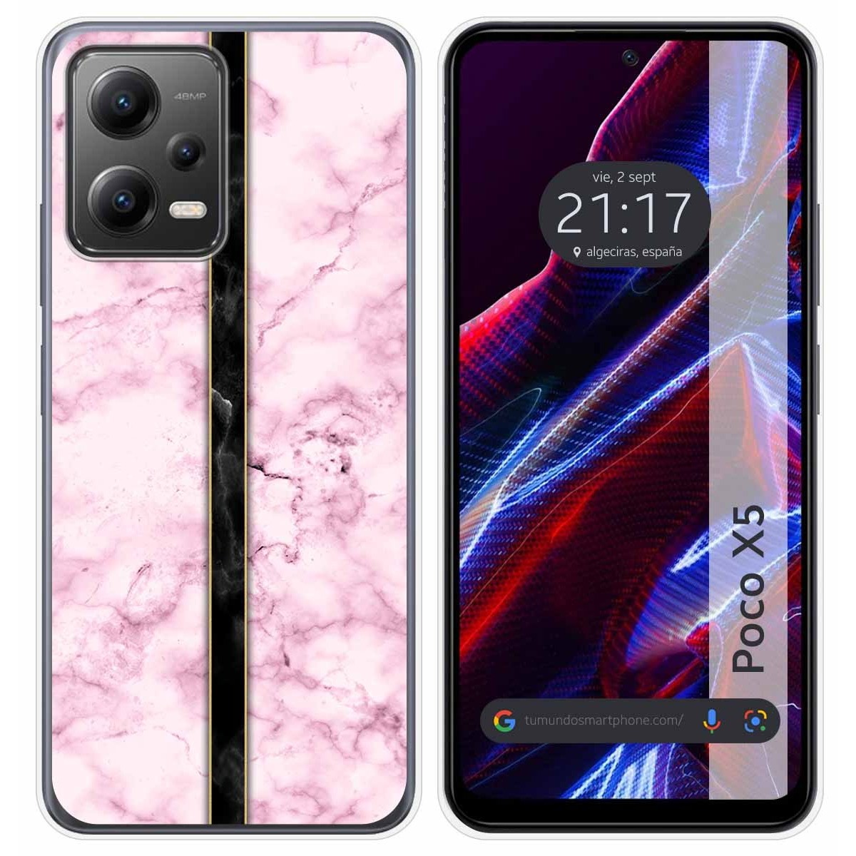 Funda Silicona compatible con Xiaomi POCO X5 5G diseño Mármol 04 Dibujos