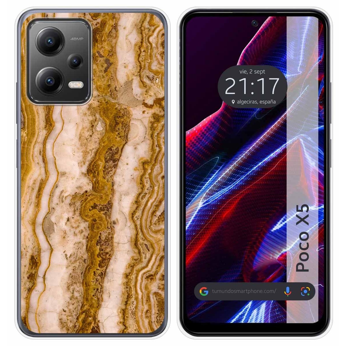 Funda Silicona compatible con Xiaomi POCO X5 5G diseño Mármol 10 Dibujos