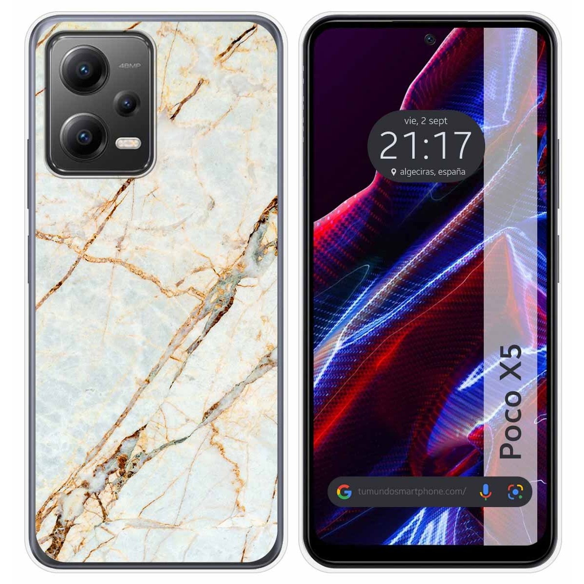 Funda Silicona compatible con Xiaomi POCO X5 5G diseño Mármol 13 Dibujos