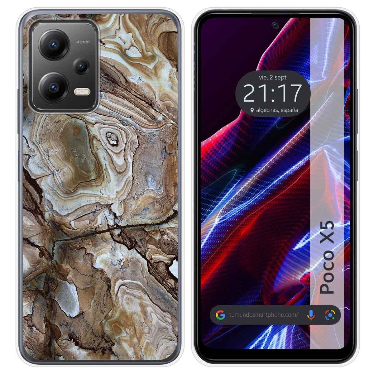 Funda Silicona compatible con Xiaomi POCO X5 5G diseño Mármol 14 Dibujos
