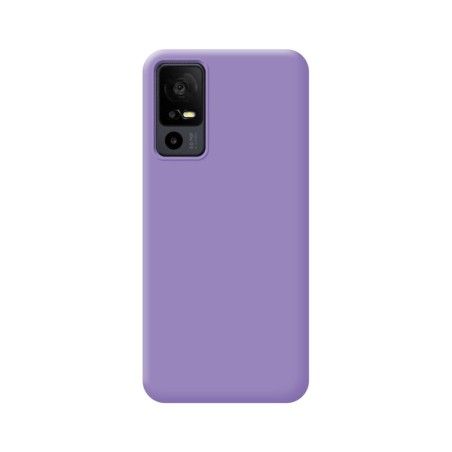 Funda Silicona Líquida Ultra Suave para TCL 40 SE color Morada