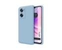 Funda Silicona Líquida Ultra Suave para Oppo A57s color Azul