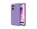 Funda Silicona Líquida Ultra Suave para Oppo A57s color Morada