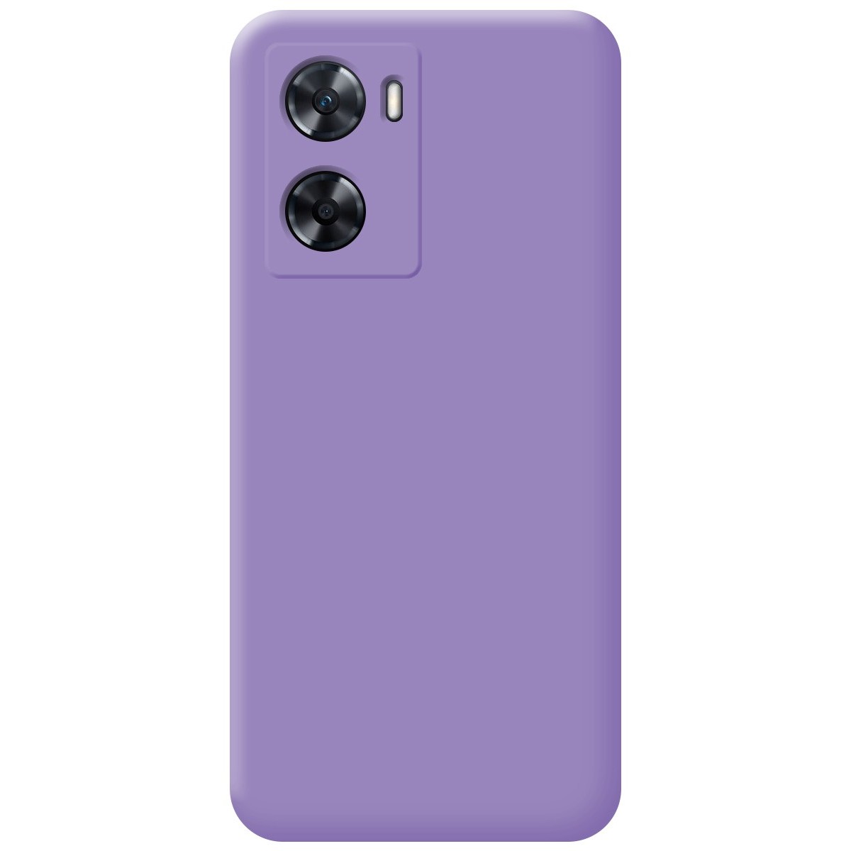Funda Silicona Líquida Ultra Suave para Oppo A57s color Morada