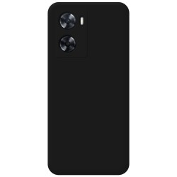 Funda Silicona Líquida Ultra Suave para Oppo A57s color Negra 2