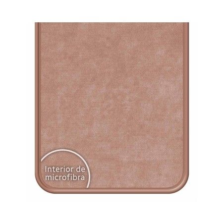 Funda Silicona Líquida Ultra Suave para Oppo A57s color Rosa