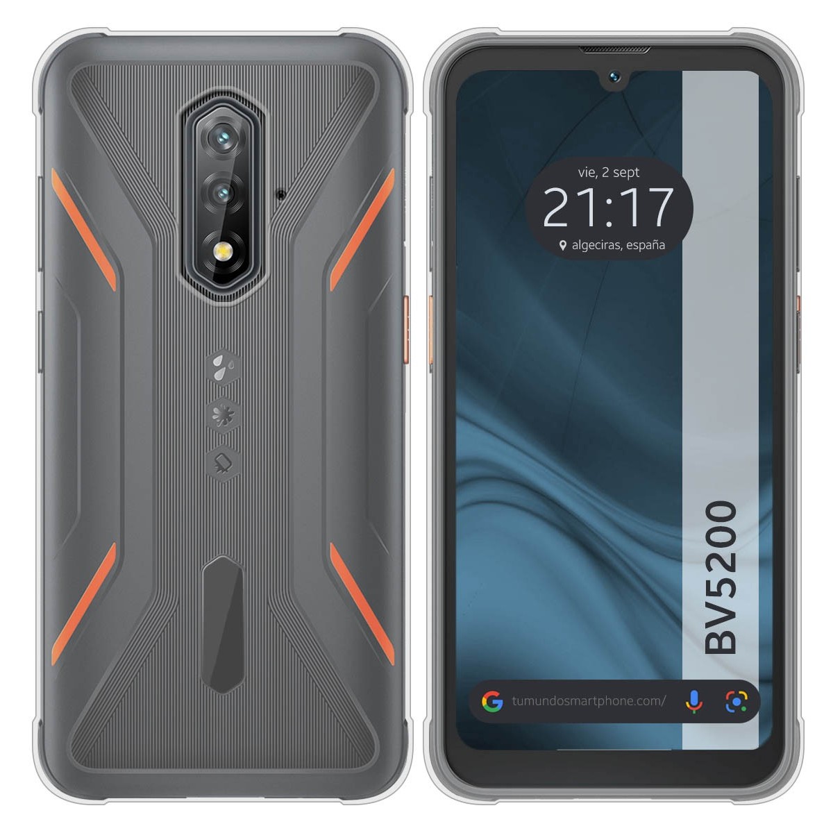 Funda Silicona Gel TPU Transparente para Blackview BV5200 / BV5200 Pro