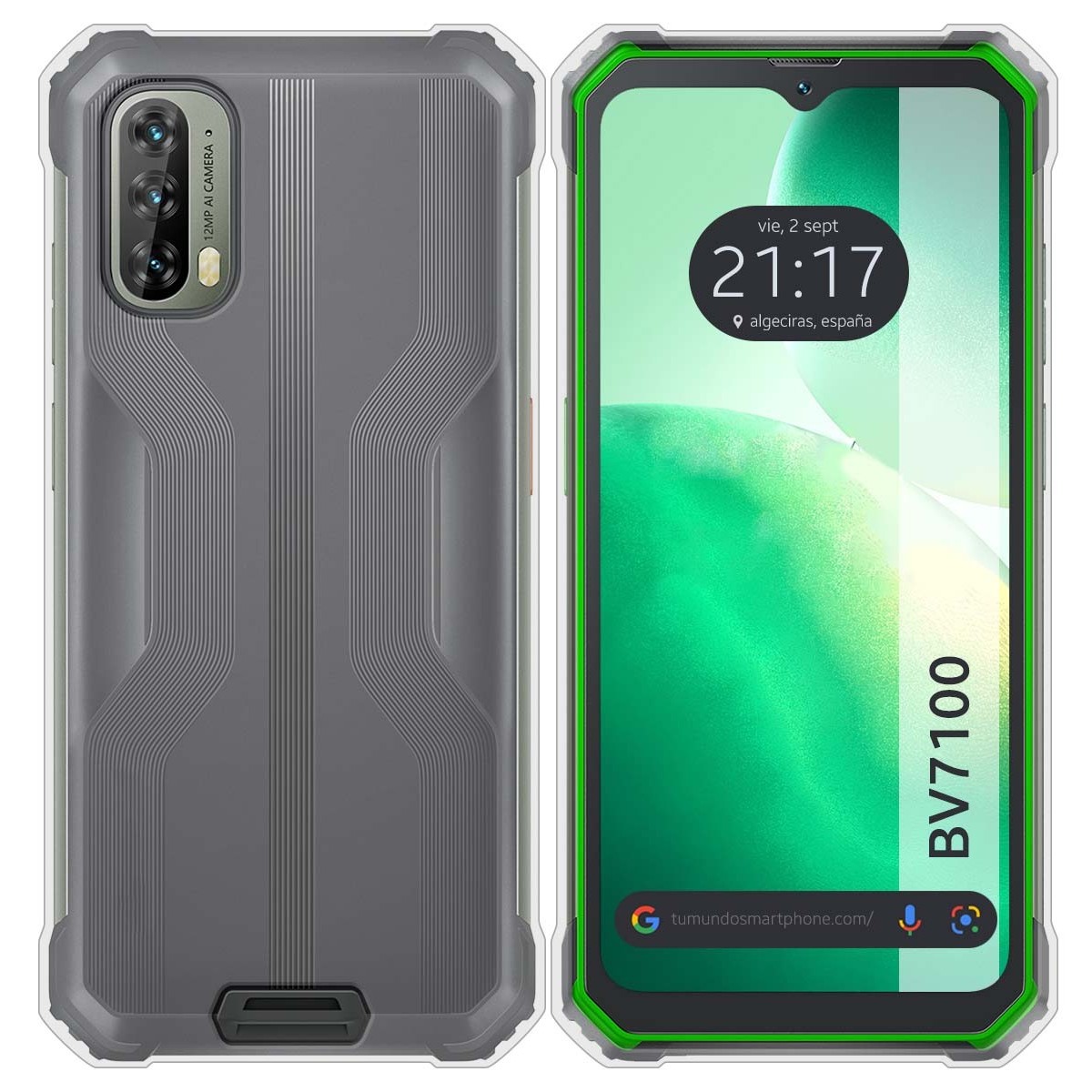 Funda Silicona Gel TPU Transparente para Blackview BV7100