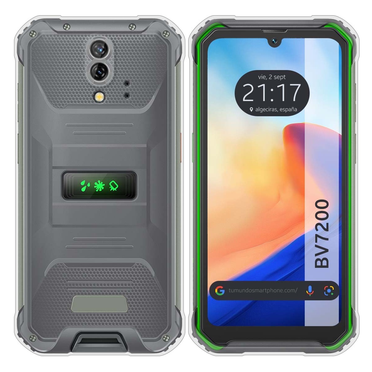 Funda Silicona Gel TPU Transparente para Blackview BV7200