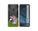 Funda Silicona Transparente para Blackview BV5200 / BV5200 Pro diseño Conejo Dibujos