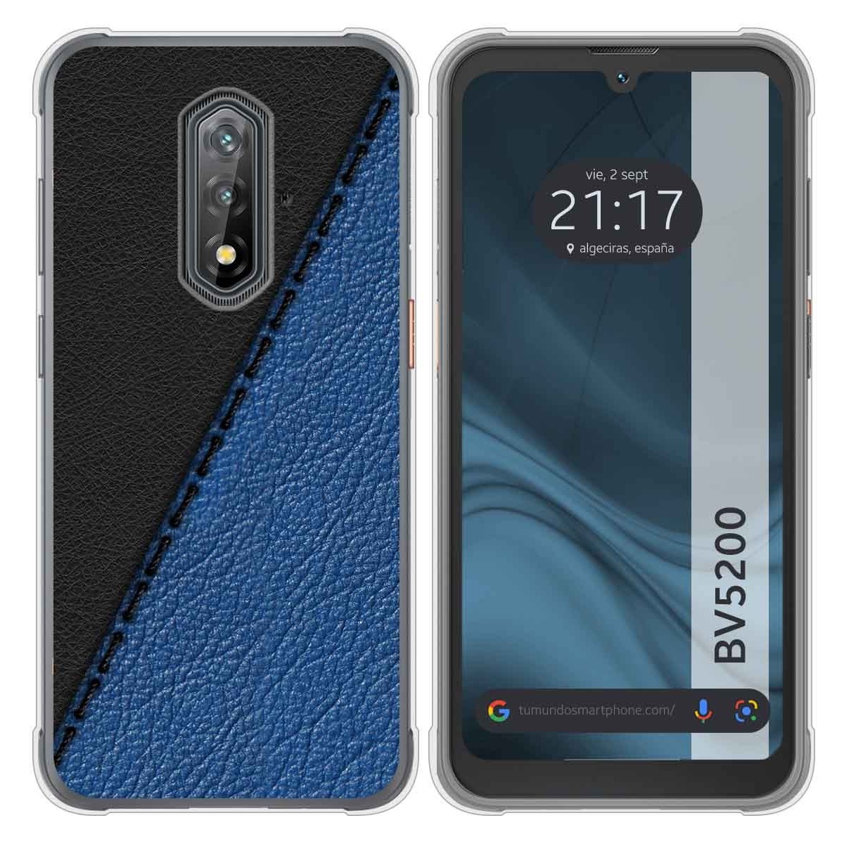 Funda Silicona para Blackview BV5200 / BV5200 Pro diseño Cuero 02 Dibujos