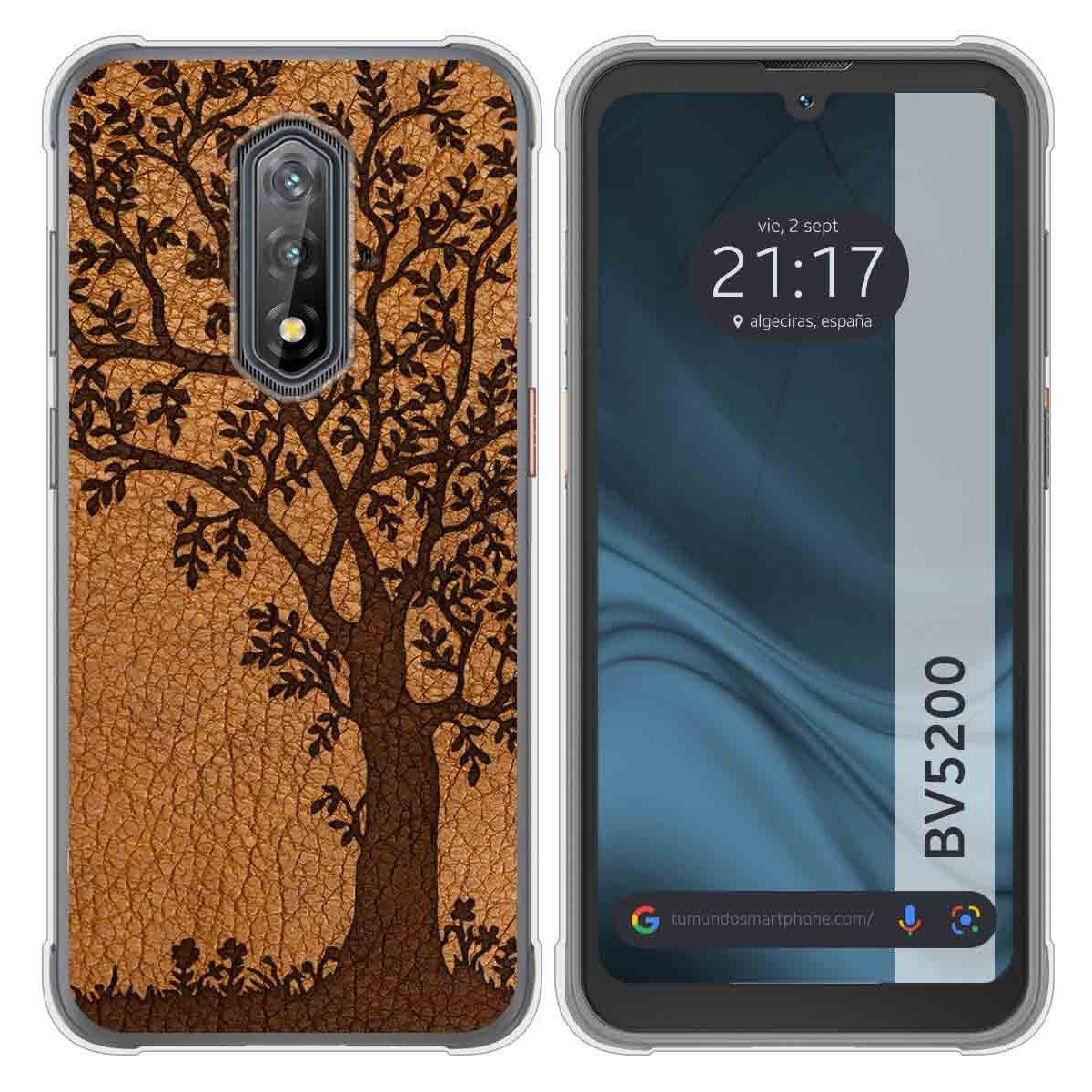 Funda Silicona para Blackview BV5200 / BV5200 Pro diseño Cuero 03 Dibujos