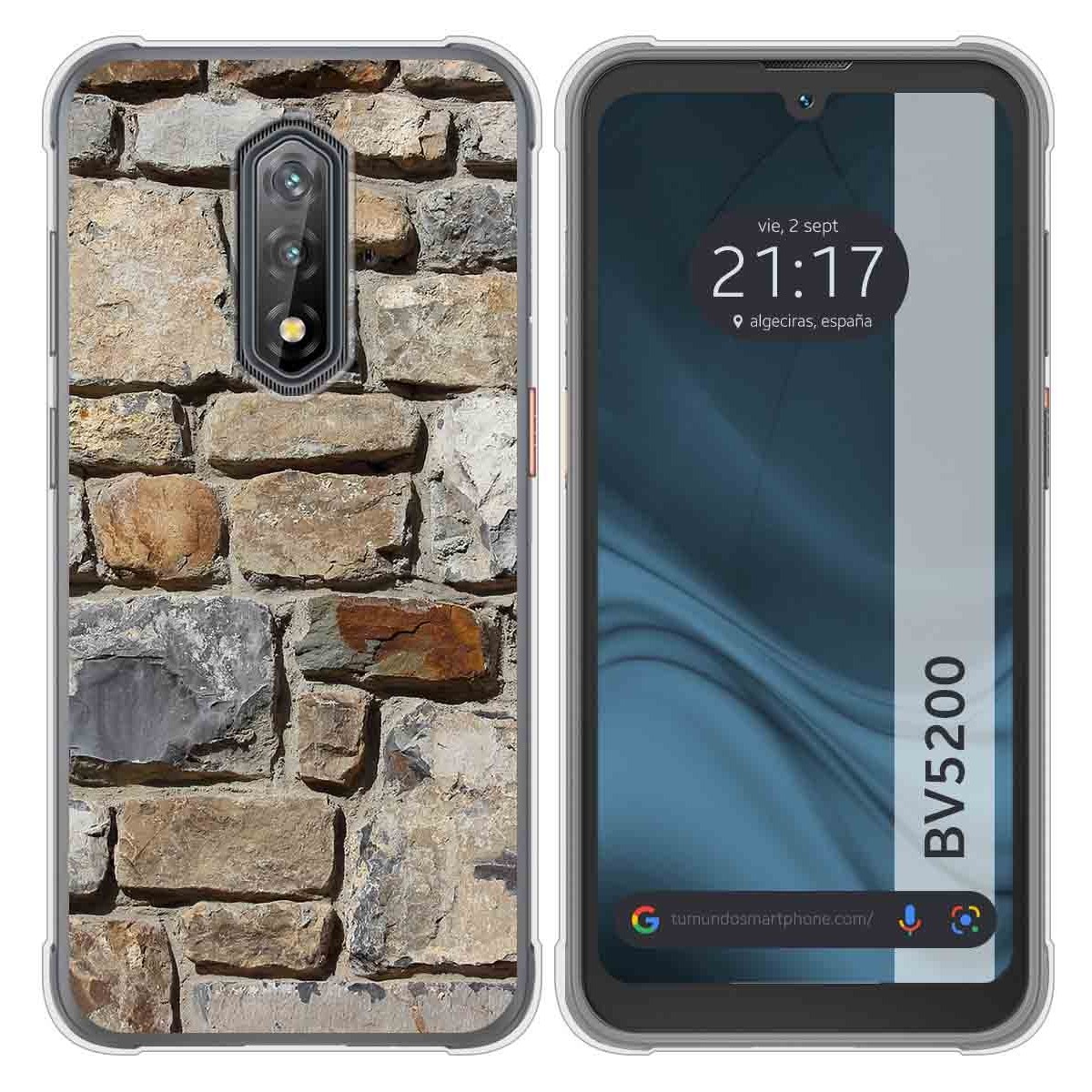 Funda Silicona para Blackview BV5200 / BV5200 Pro diseño Ladrillo 03 Dibujos