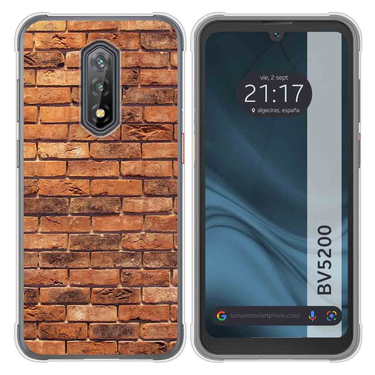 Funda Silicona para Blackview BV5200 / BV5200 Pro diseño Ladrillo 04 Dibujos