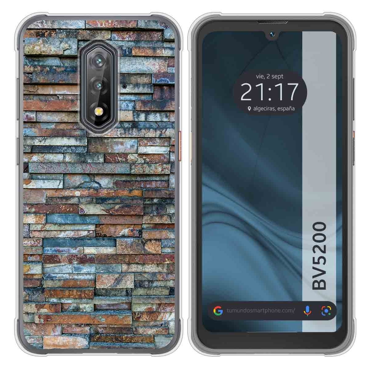 Funda Silicona para Blackview BV5200 / BV5200 Pro diseño Ladrillo 05 Dibujos