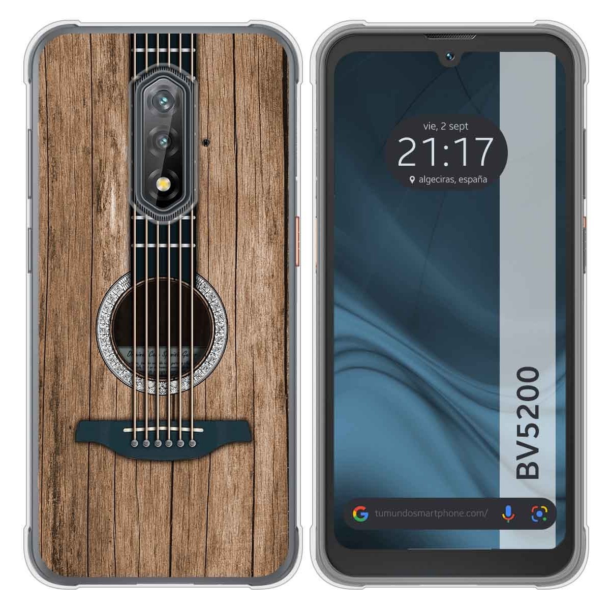 Funda Silicona para Blackview BV5200 / BV5200 Pro diseño Madera 11 Dibujos