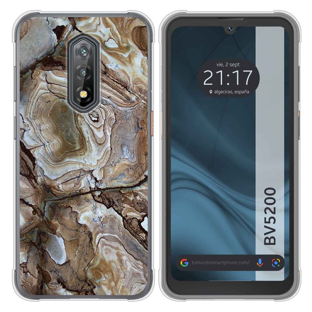 Funda Silicona para Blackview BV5200 / BV5200 Pro diseño Mármol 14 Dibujos