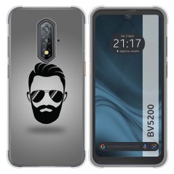 Funda Silicona para Blackview BV5200 / BV5200 Pro diseño Barba Dibujos