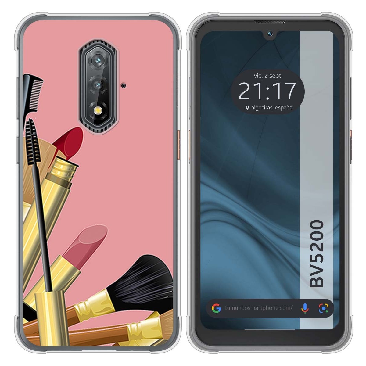 Funda Silicona para Blackview BV5200 / BV5200 Pro diseño Brochas Dibujos