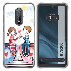 Funda Silicona para Blackview BV5200 / BV5200 Pro diseño Café Dibujos