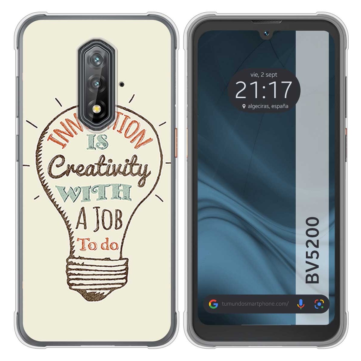 Funda Silicona para Blackview BV5200 / BV5200 Pro diseño Creativity Dibujos