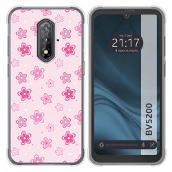 Funda Silicona para Blackview BV5200 / BV5200 Pro diseño Flores Dibujos