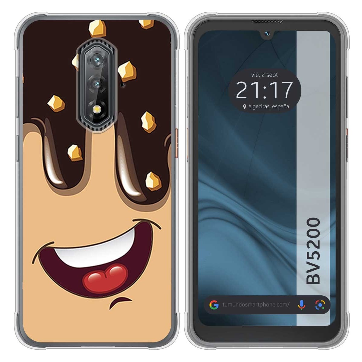 Funda Silicona para Blackview BV5200 / BV5200 Pro diseño Helado Chocolate Dibujos