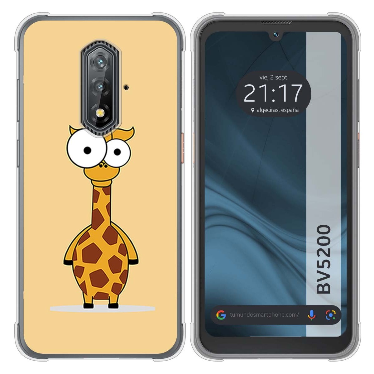 Funda Silicona para Blackview BV5200 / BV5200 Pro diseño Jirafa Dibujos
