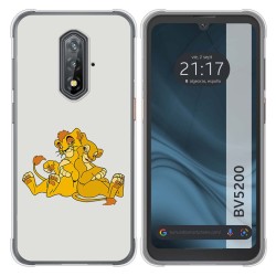 Funda Silicona para Blackview BV5200 / BV5200 Pro diseño Leones Dibujos