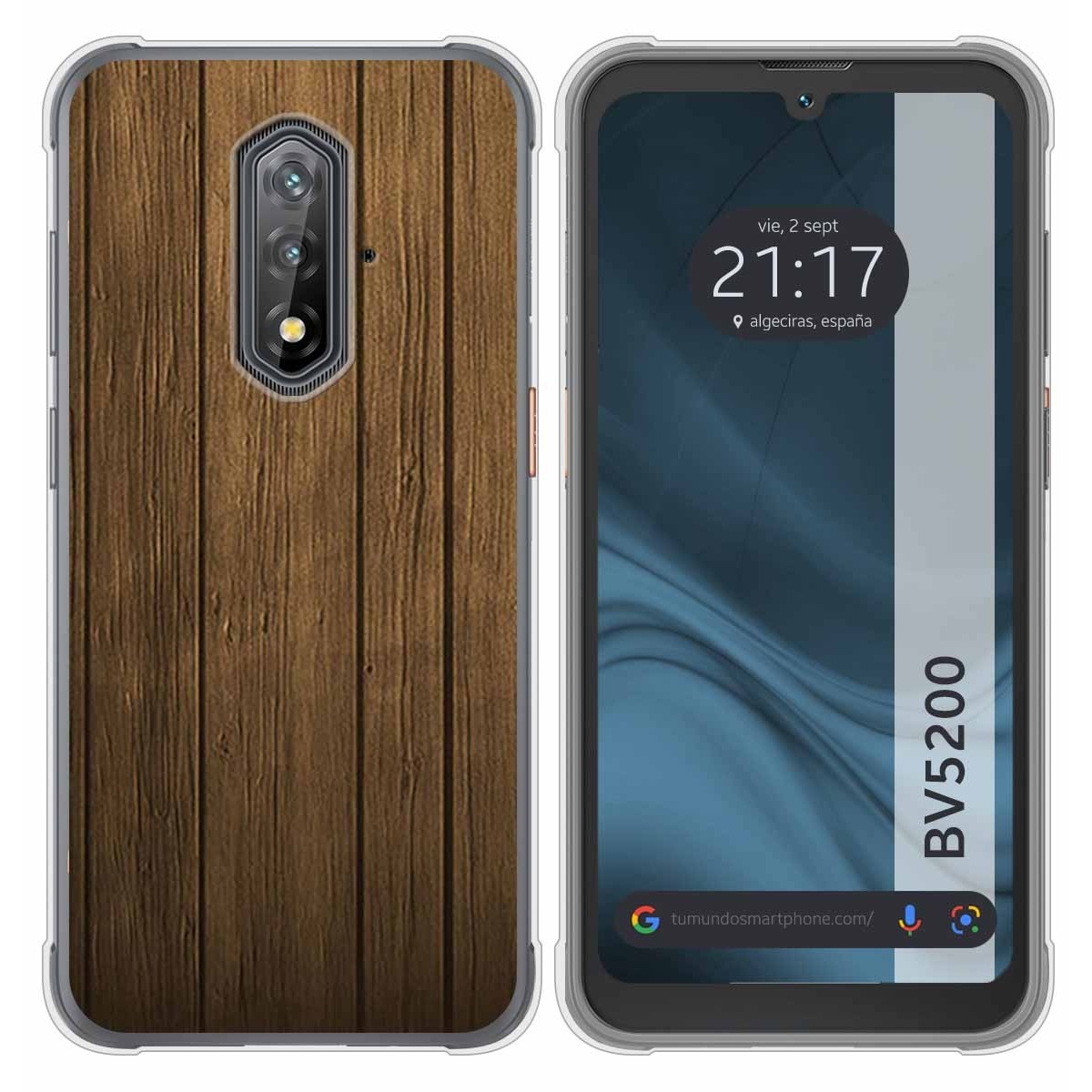 Funda Silicona para Blackview BV5200 / BV5200 Pro diseño Madera Dibujos