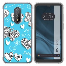 Funda Silicona para Blackview BV5200 / BV5200 Pro diseño Mariposas Dibujos